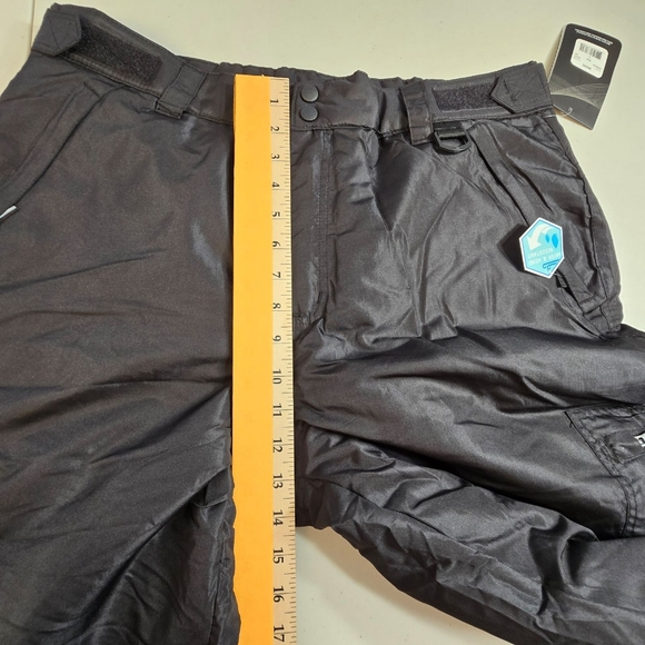 AQ Explore The Unknown Dark Gray Size L Bib Snow Overalls Winter Skiing Active - Picture 14 of 16